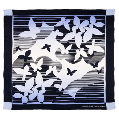 JEAN-LOUIS SCHERRER Foulard soie Papillons PLSFN924